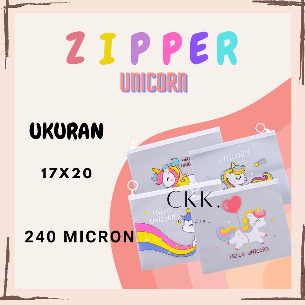 ➰CKK➰ zipper lucu unicron tempat pensil #BISACOD AC34