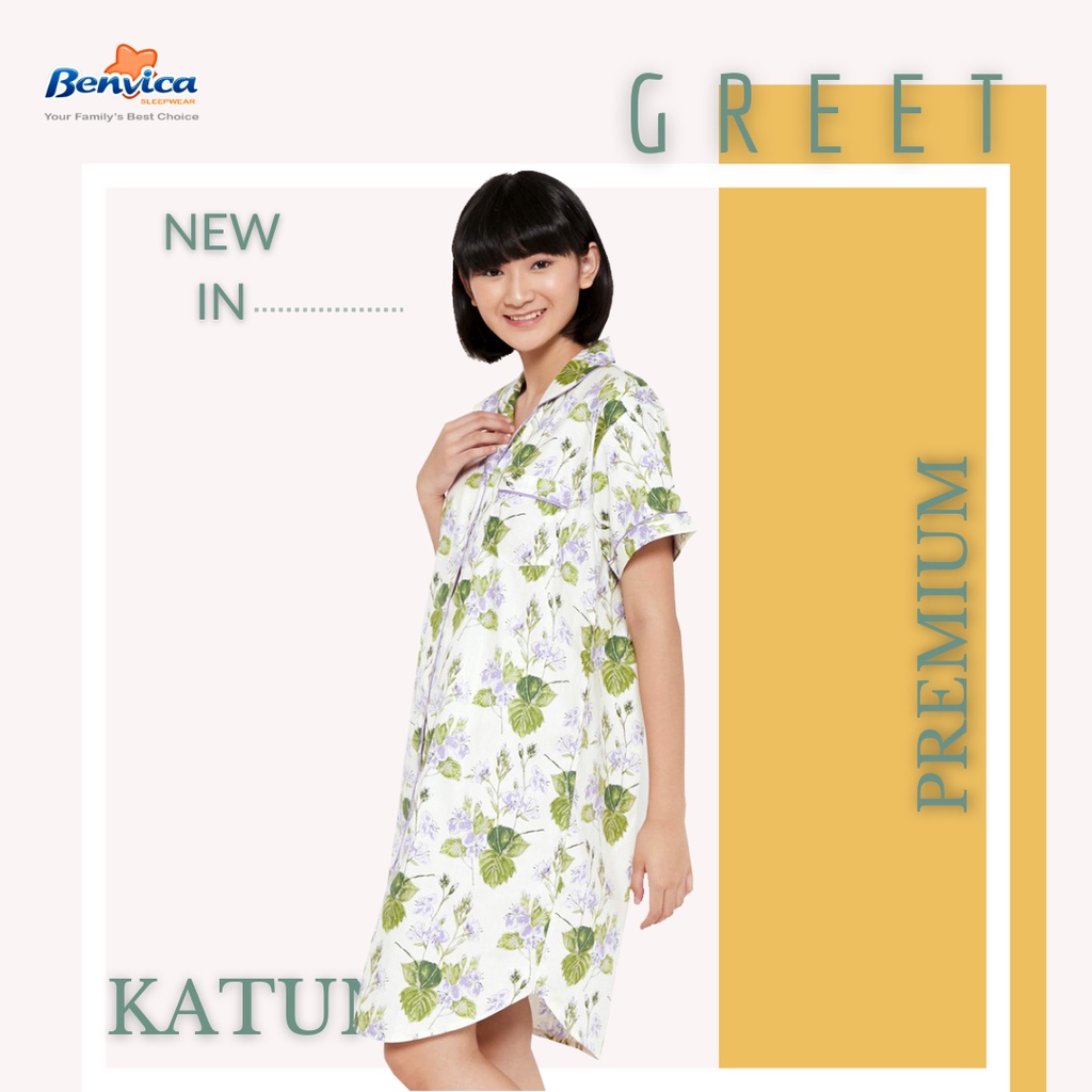 BAJU TIDUR DASTER KATUN JEPANG GREET - C