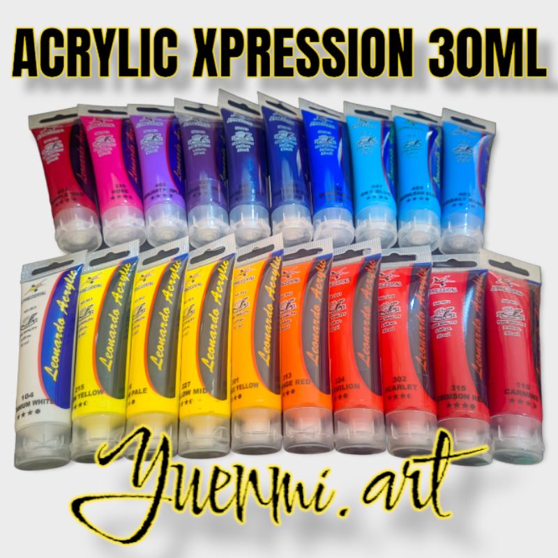 

Xpression Leonardo acrylik colour 30ml ( cat akrilik leonardo 30ml) Part 1