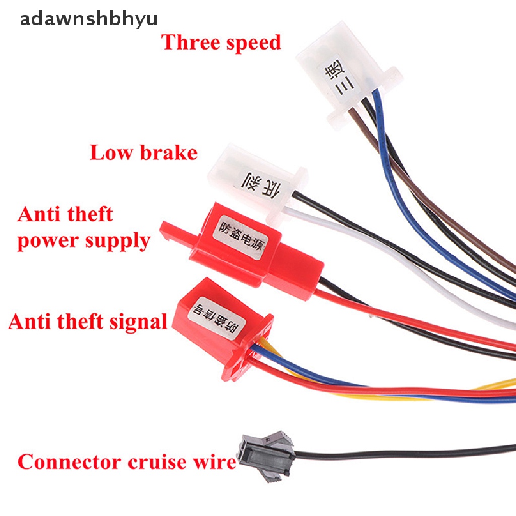 Adawnshbhyu 36V/48V 350W Brushless Motor Controller DC Motor Regulator Speed Controller ID