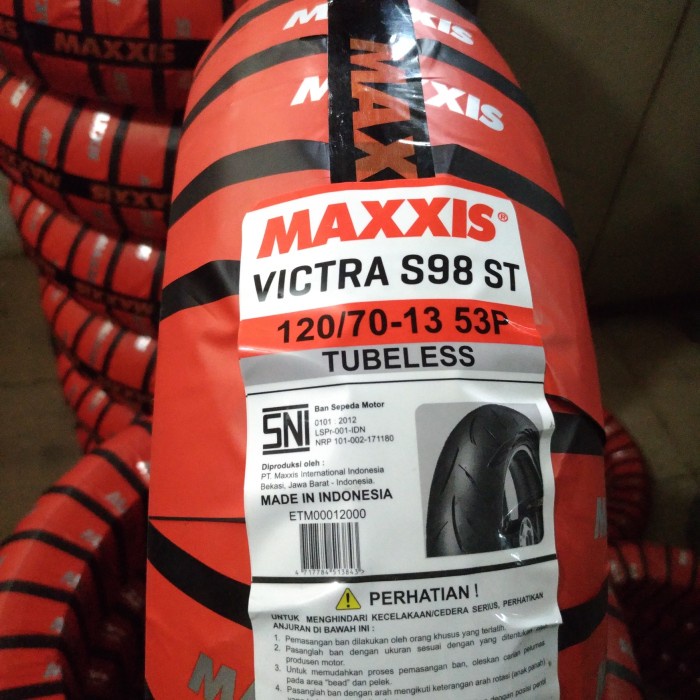 Ban Maxxis Victra 120/70-13 #Original