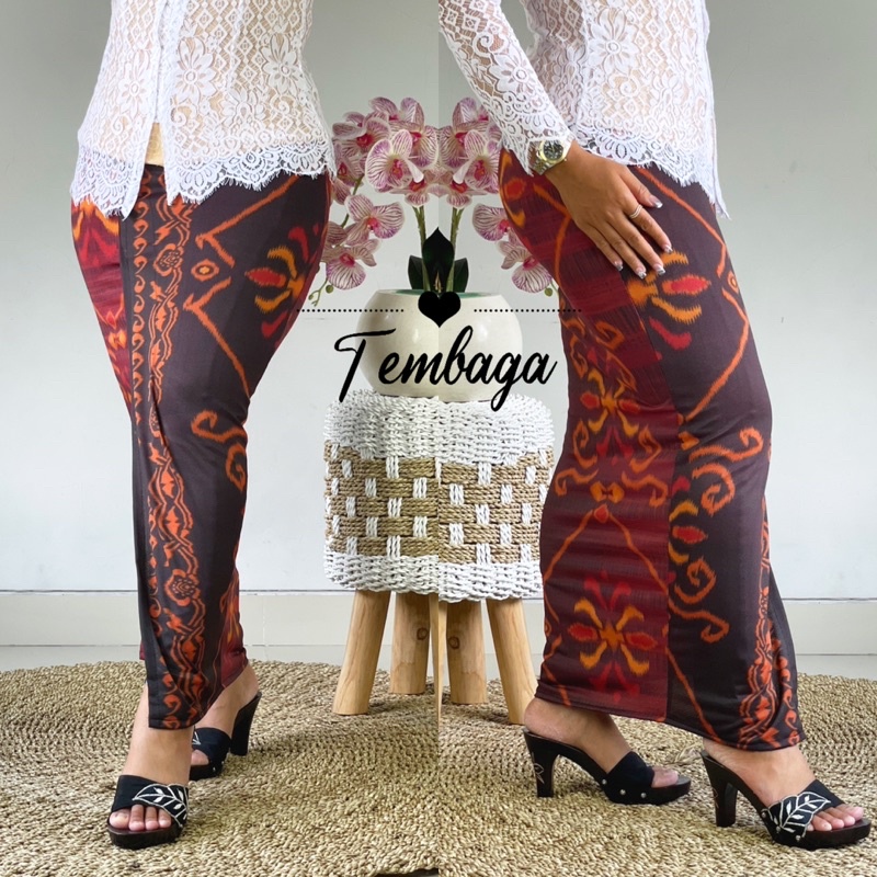 kamen jadi moscrep motif endek bali terbaru bahan full stretch