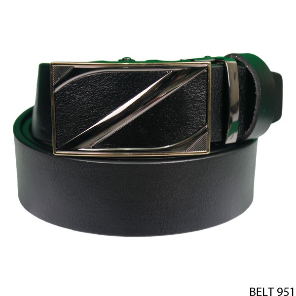 Gesper Fashion Pria Semi Kulit Hitam – BELT 951