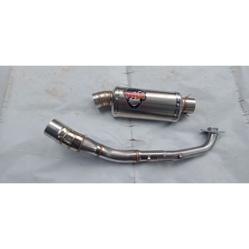 Knalpot racing WRX oval PNP nmax old. nmax new. AEROX. PCX. Mio sporty. Vario. beat. dll