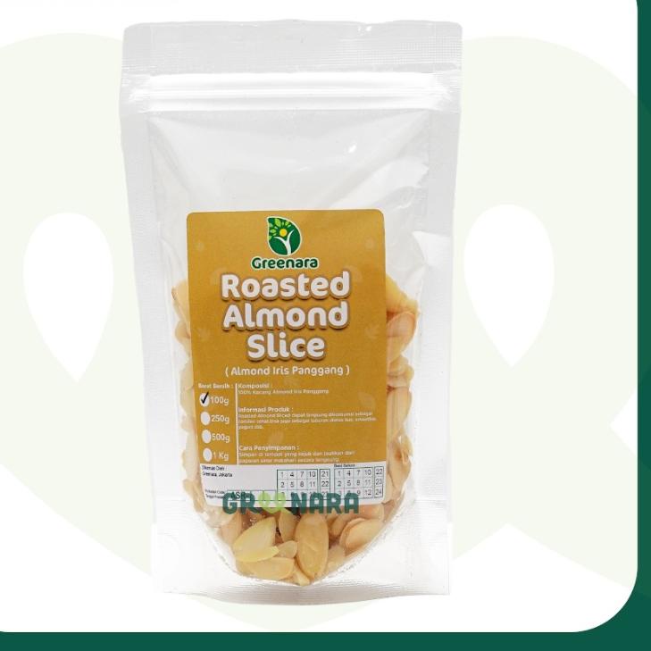 

Roasted Almond Slice 100gr / Almond Slice Panggang 100 gram