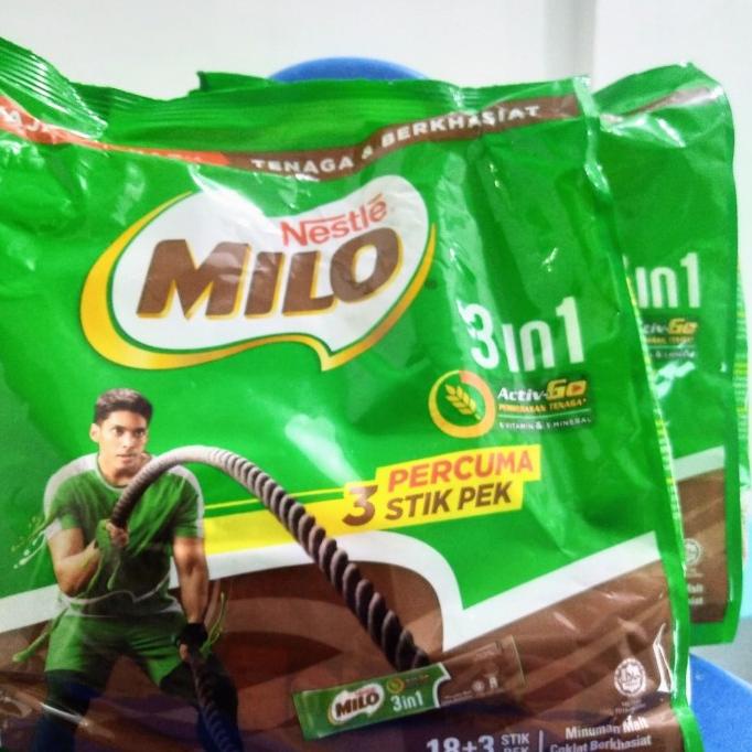 

Milo 3in1 malaysia isi 21 stick TERLARIS TERPERCAYA ORIGINAL