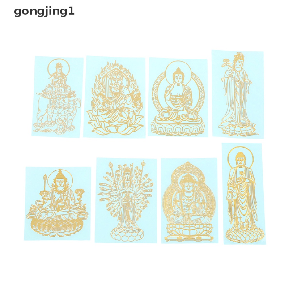 Ggg Thailand Buddha Sembunyikan Wajah Dan Nana Stiker Metal Decal Untuk Hp Mobil Laptop Tablet Skateboard ID