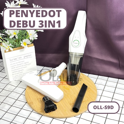 HAND HELD VACUM CLEANER LANTAI DAN MOBIL 3IN1 PORTABEL VACUM CLEANER PENYEDOT DEBU GENGGAM TM-S9D