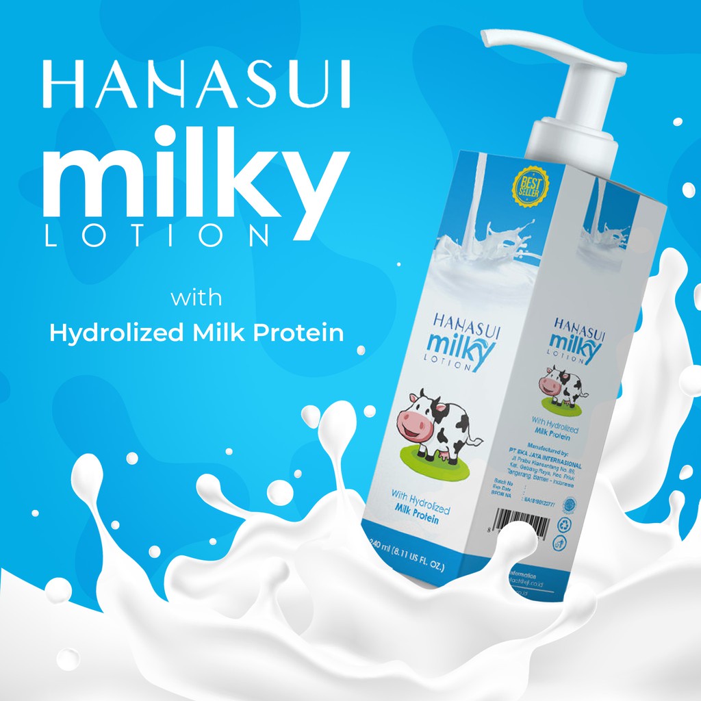 Hanasui Milky Lotion//Handbody Milky by Hanasui 240ml