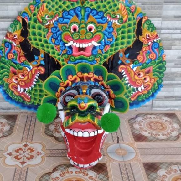 Super Murah3.3 Barongan anak murah plus dipasang klinting dan gondel, barongan, caplokan, jaranan, p