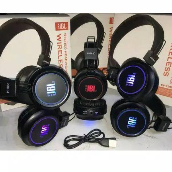 Tren Terbaru Headset Bando JBL Bluetooth Wireless PPT-860 - Earphone Handsfree Bando JBL PPT-860 Wir