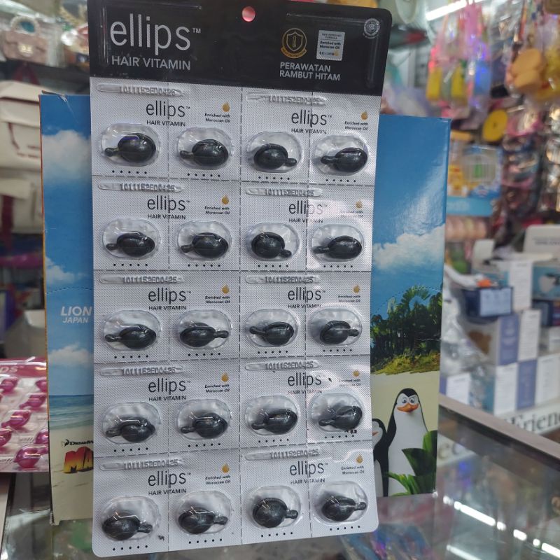 ELLIPS Vitamin Rambut | Hair Vitamin/(bisa Cod) Elips Vitamin Rambut Blister isi 20pcs Murah