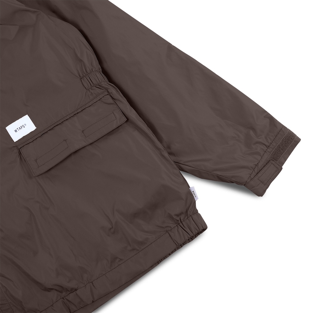 WTAPS Pillar Hooded Jacket Brown