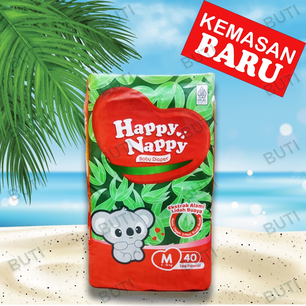 HAPPY NAPPY Baby Diapers Popok Perekat NB-S40 / M40 / L40