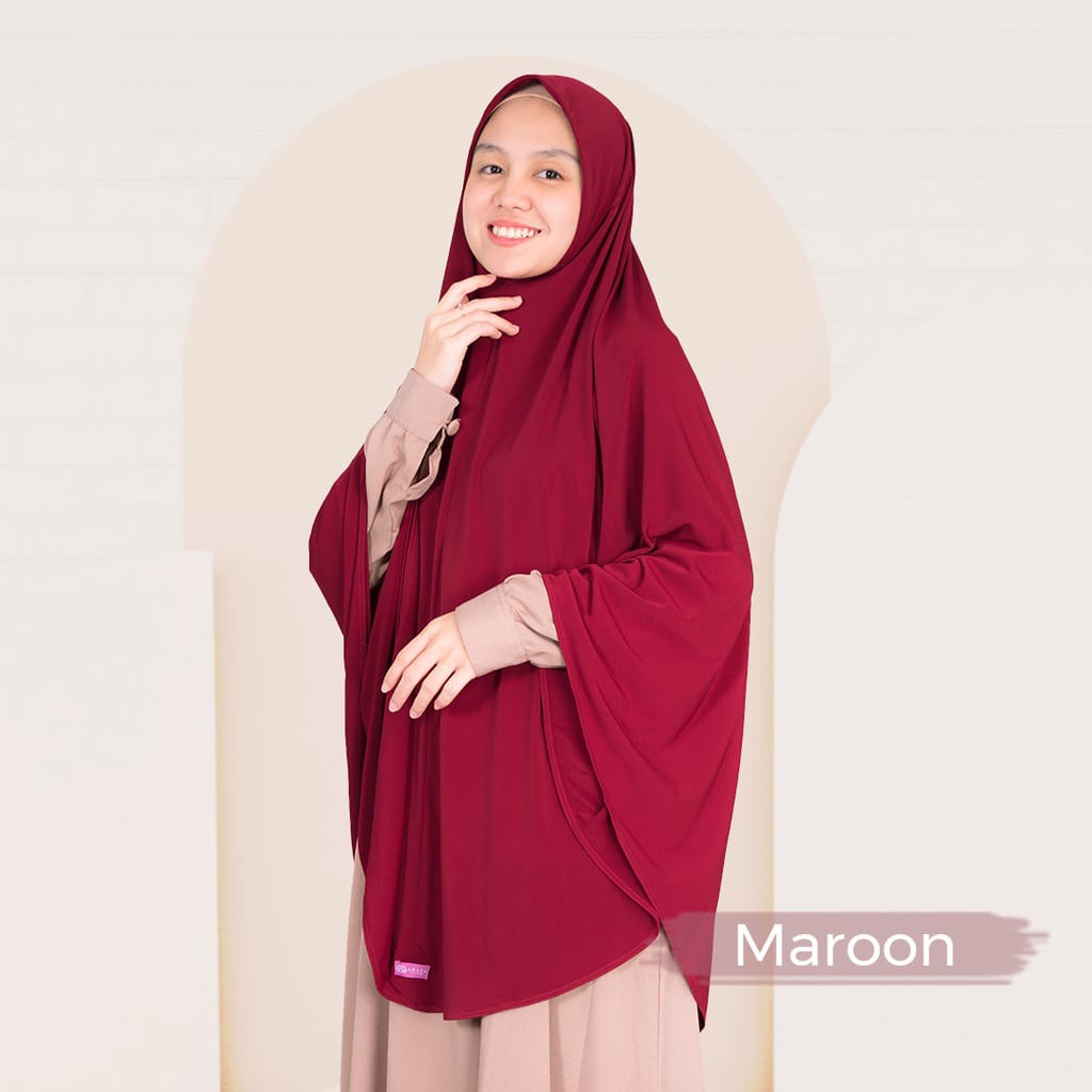 ARAFA HIJAB - KHIMAR LIVIA SIZE XL - HIJAB INSTAN BY ARAFA HIJAB