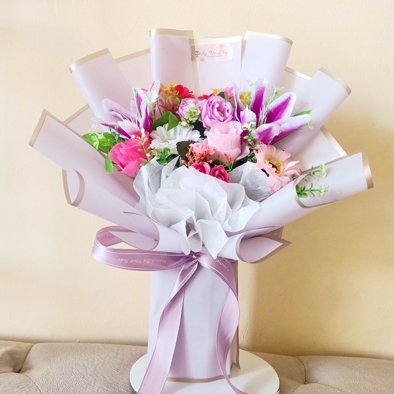 Buket Bunga artificial - hadiah buket ulang tahun - Flower Bouquet