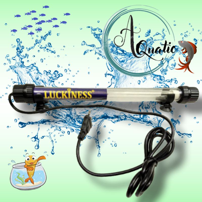 Lampu Kolam Aquarium UV ANTI LUMUT LUCKINESS 4 WATT