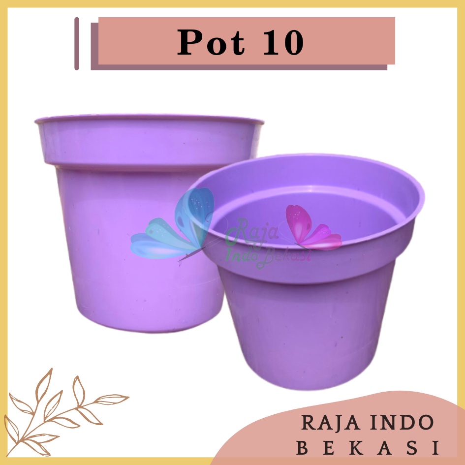 Pot Bunga 10 Cm Warna Warni Putih Hijau Kuning Pink Ungu Pot Bunga Hias Ukuran Mirip Pot Tawon 10 Cm