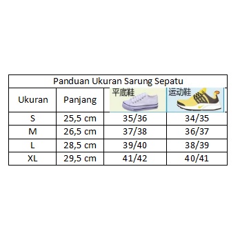 Anti Air Tahan Air Dari Hujan Ukuran S M L Unisex Sarung Sepatu Pelindung Sepatu dari Hujan Anti Air Cover Sepatu Tersedia Ukuran S M L Cowok Cewek Unisex Bisa Pakai