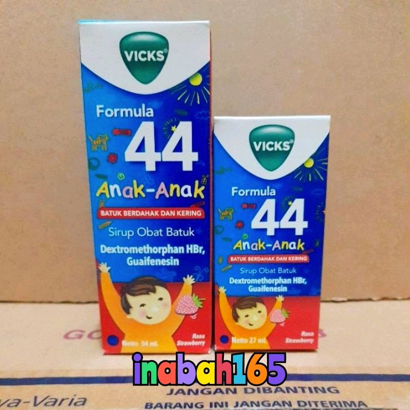 Jual Vicks formula 44 anak 27ml & 54ml | Shopee Indonesia