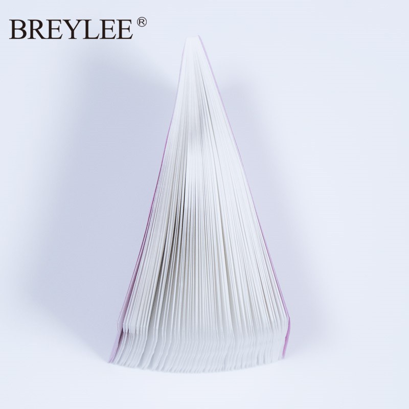 Breylee 100pcs / Set Kertas Serum Penghilang Komedo Hitam Untuk Perawatan Kulit Wajah