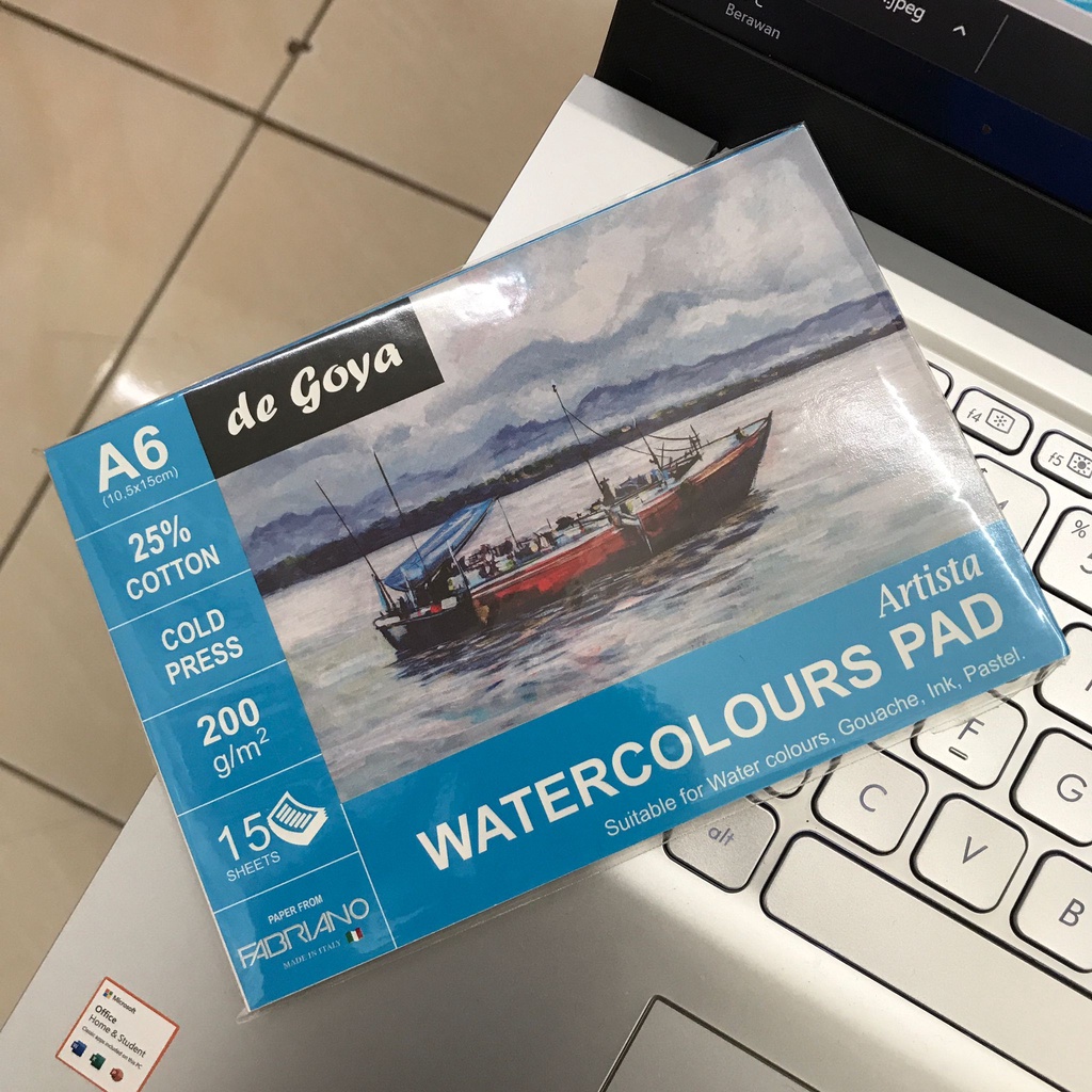 

De Goya Watercolor Pad - A6 (15 sheets - 200gsm)