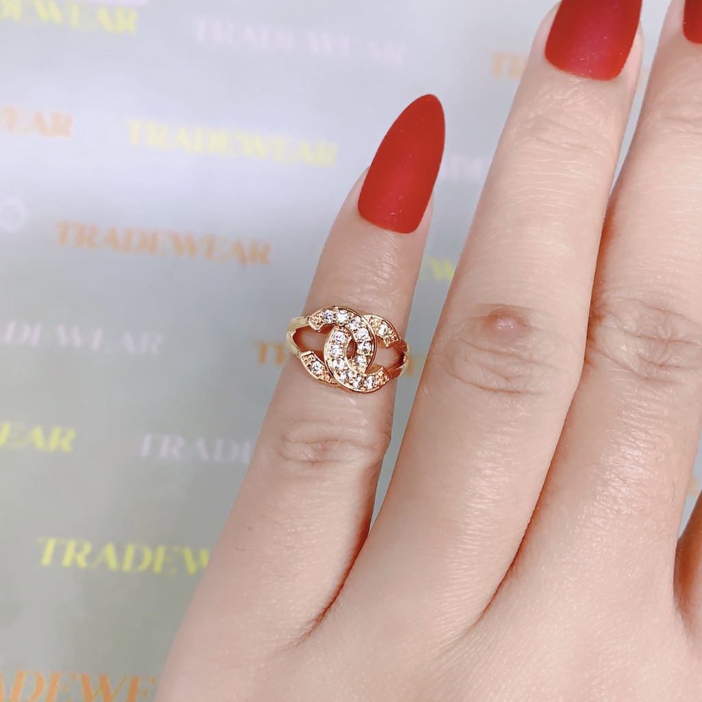 Xuping Cincin Anak Perempuan Motif Permata S - Xuping Gold 02