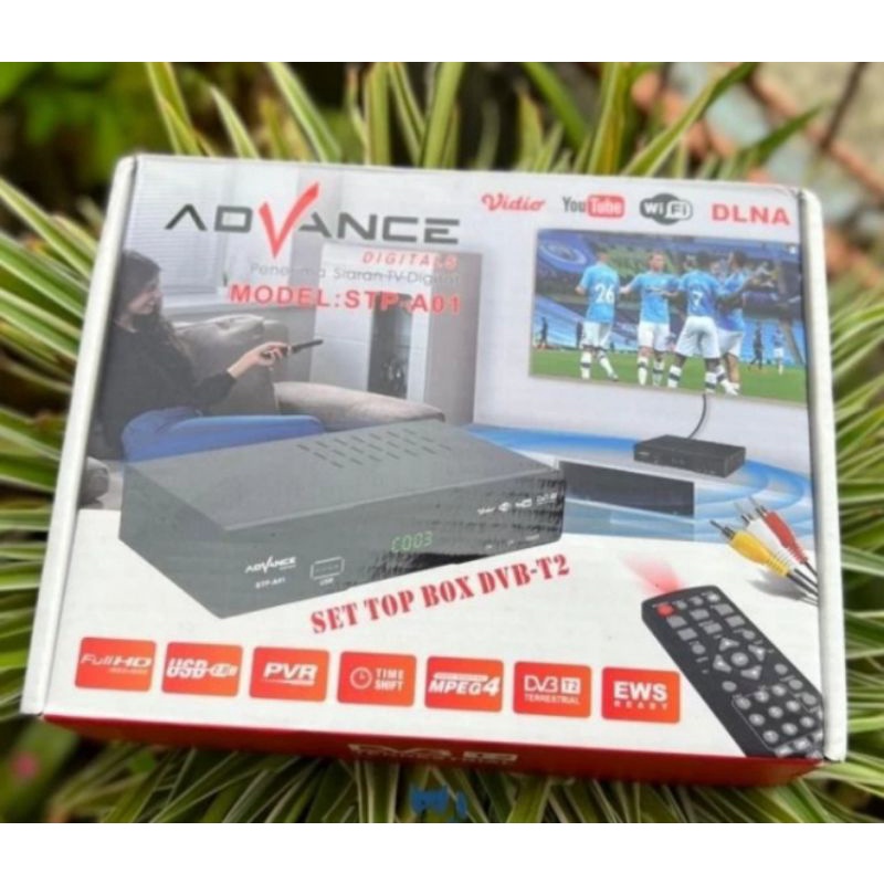 STB advance STP A01 set top box digital tv tabung TV digital