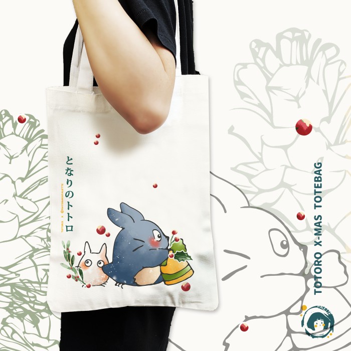 

BROKEN WHITE GHIBLI FAN TOTEBAG