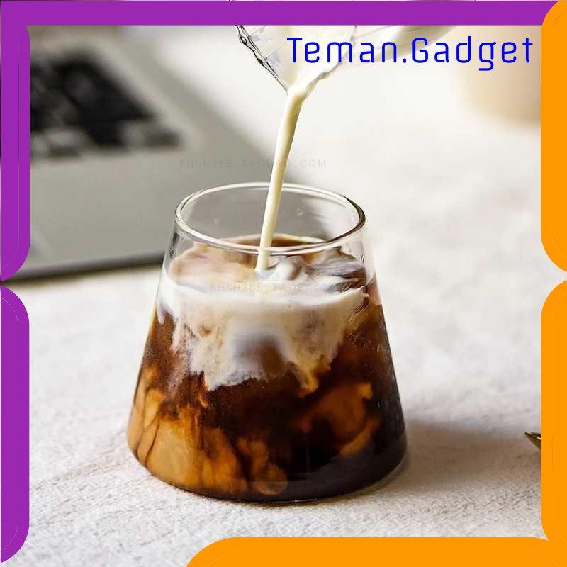 TG - DPR OLOEY Gelas Cangkir Kopi Glass Coffee Mug Sweet Inside 450ml - 0081