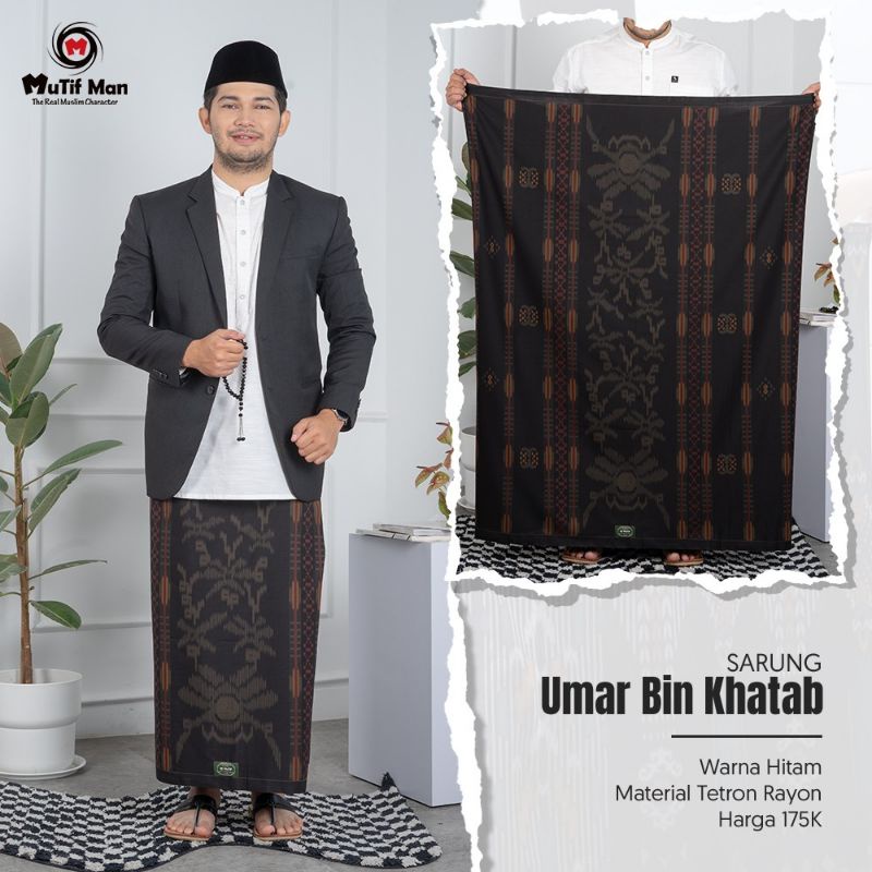 Mutif Sarung Printing Umar Bin Khatab