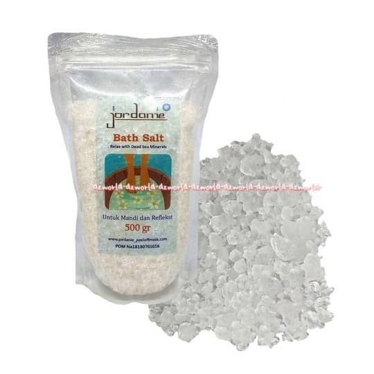 Jordame Dead Sea Salt Bath 500gr Garam Untuk Mandi Dan Refleksi Garam Untuk Menghaluskan Melembutkan Kaki Kulit Badan Deadsea Garam Laut Mati Relax With Minerals Jordanie