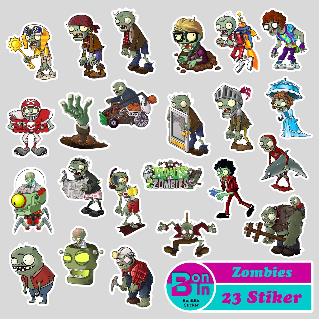 

Stiker Anak - Plants Vs Zombies