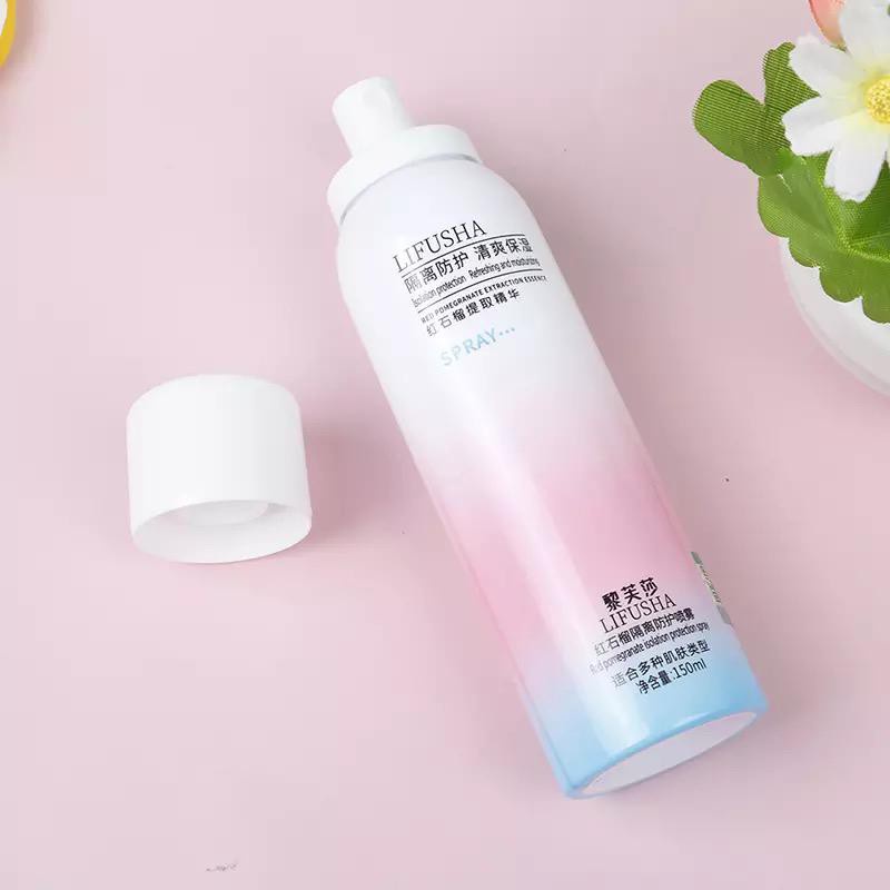 LIFUSHA Spray Whitening 150ml Moisturizing Spray Pemutih Instant Sun Block