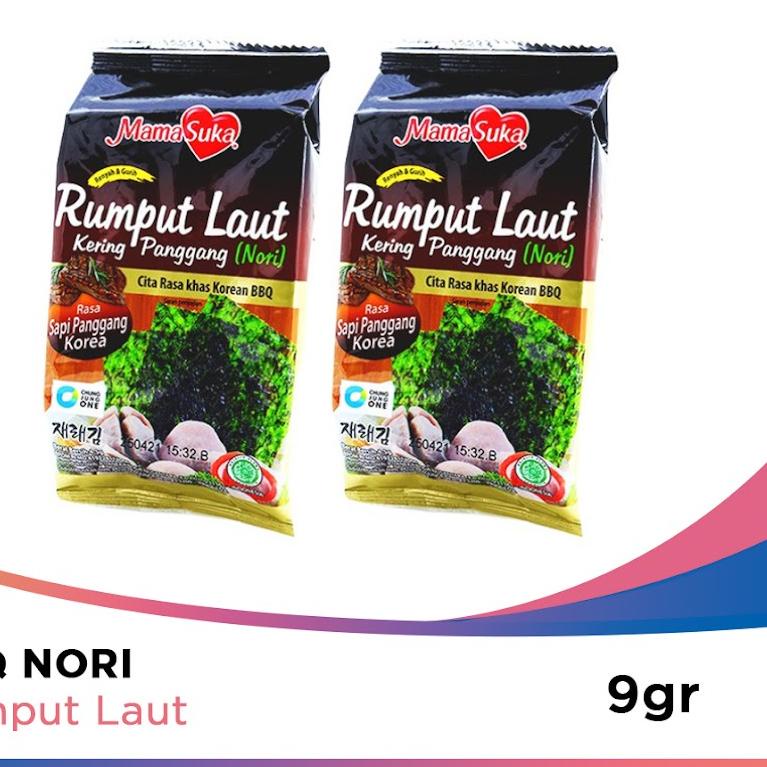 

™►► [Bundling] Paket Combo MamaSuka Rumput Laut Panggang Barbeque - 5 pack