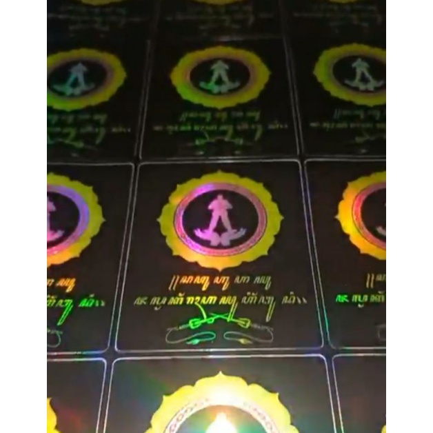 stiker hologram chustom l olshop/stikr motor/ 1 lembar a3