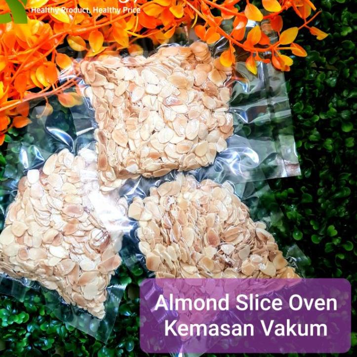 

COD✔️(Kemasan Vakum) Roasted Almond Slice / Kacang Almond Slice Oven (250 gram) by Granology|RA9