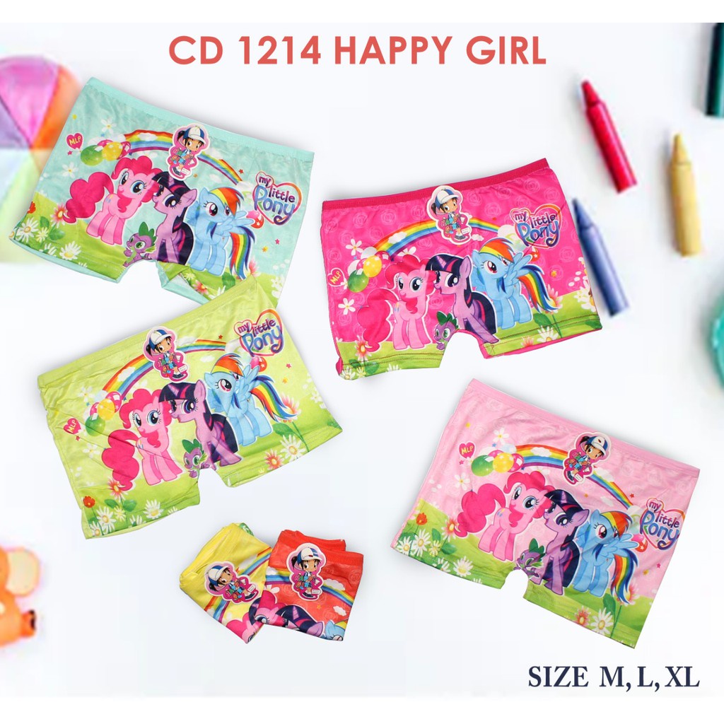 IL - BOXER ANAK PEREMPUAN MOTIF | Boxer anak perempuan/Celana dalam CD celana dalam anak perempuan katun