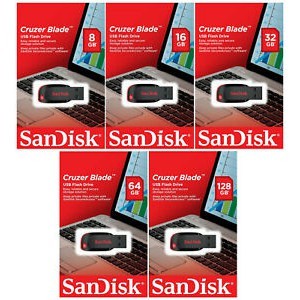 SUKSES- Flash Drive Cruzer Blade CZ50 Sandisk Usb 2.4.8.16.32.64.128GB - 2gb