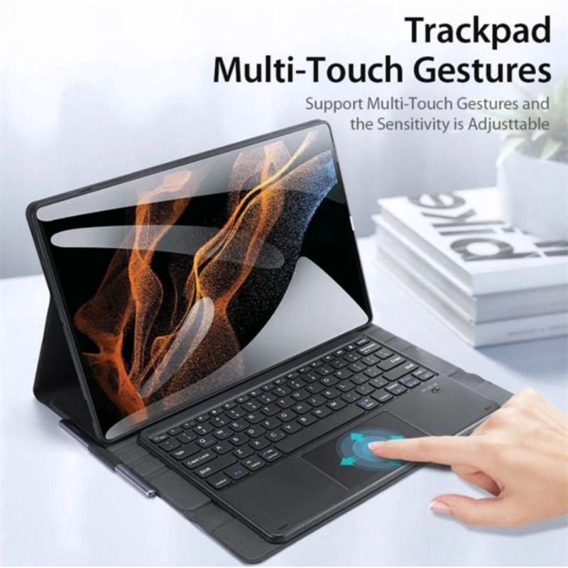 Wireless Keyboard Cover Samsung Galaxy Tab S8 Ultra Dux Ducis Case Bluetooth