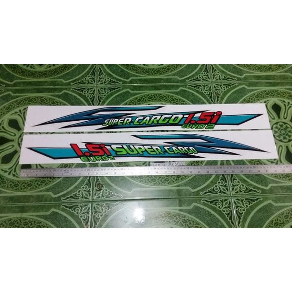 Sticker list body stiker Carry Super Cargo
