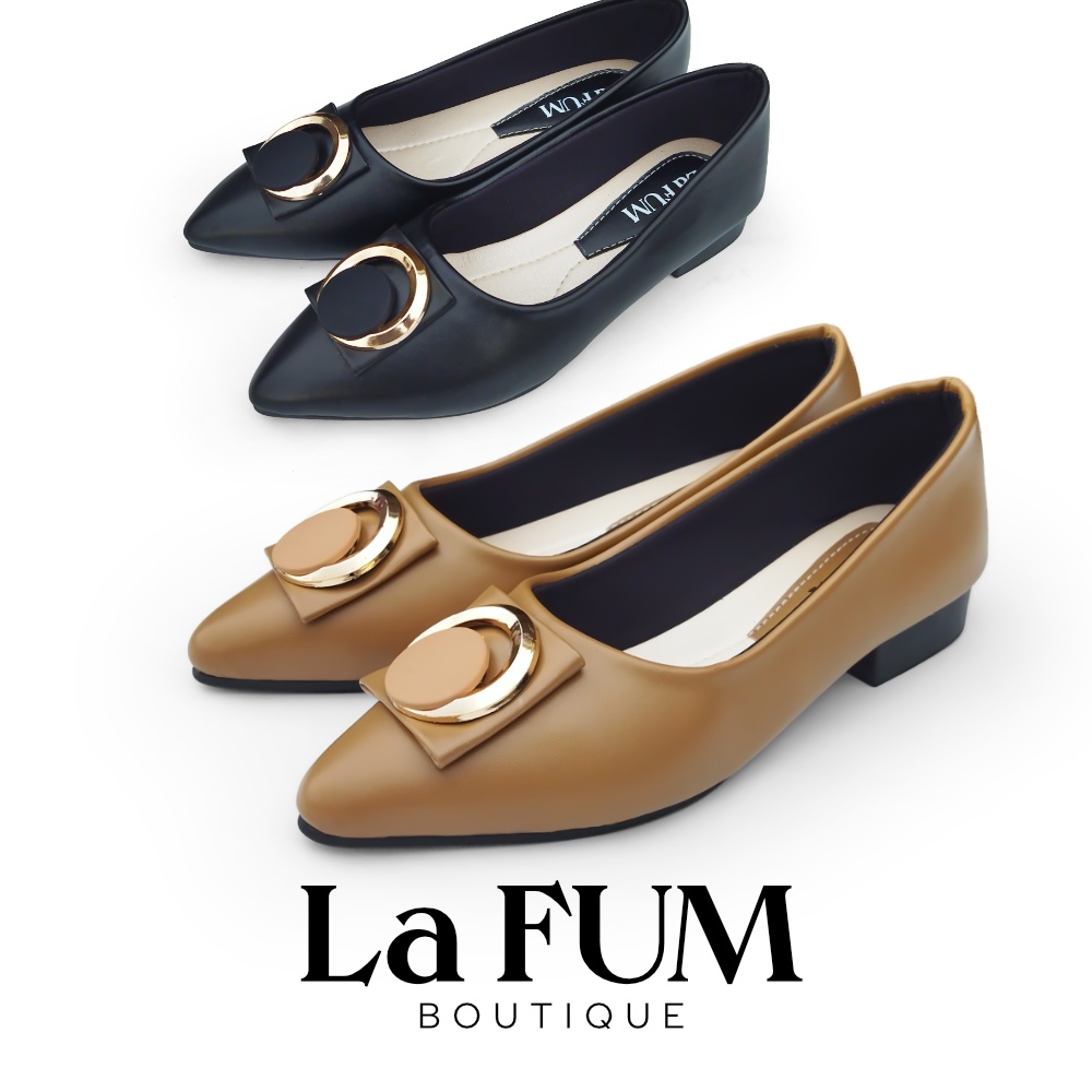 Sepatu Pansus wanita Hak tahu pantofel heels kerja Casual - Timothy by La FUM