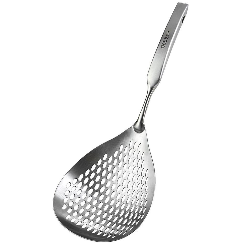 Sendok Penyaringan Masak Skimmer Dapur Gadget Perlengkapan Rumah Stainless Steel Saringan Restoran Slotted Spoons