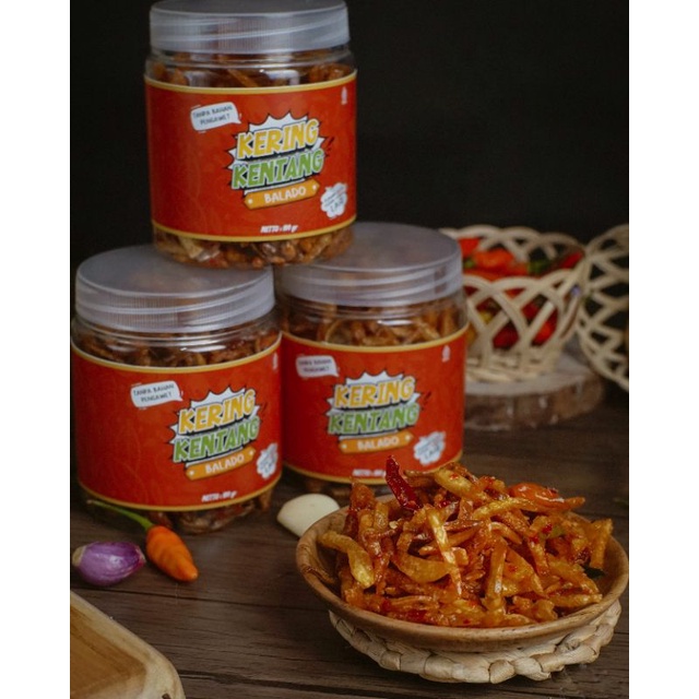 

Kering kentang Balado gurih