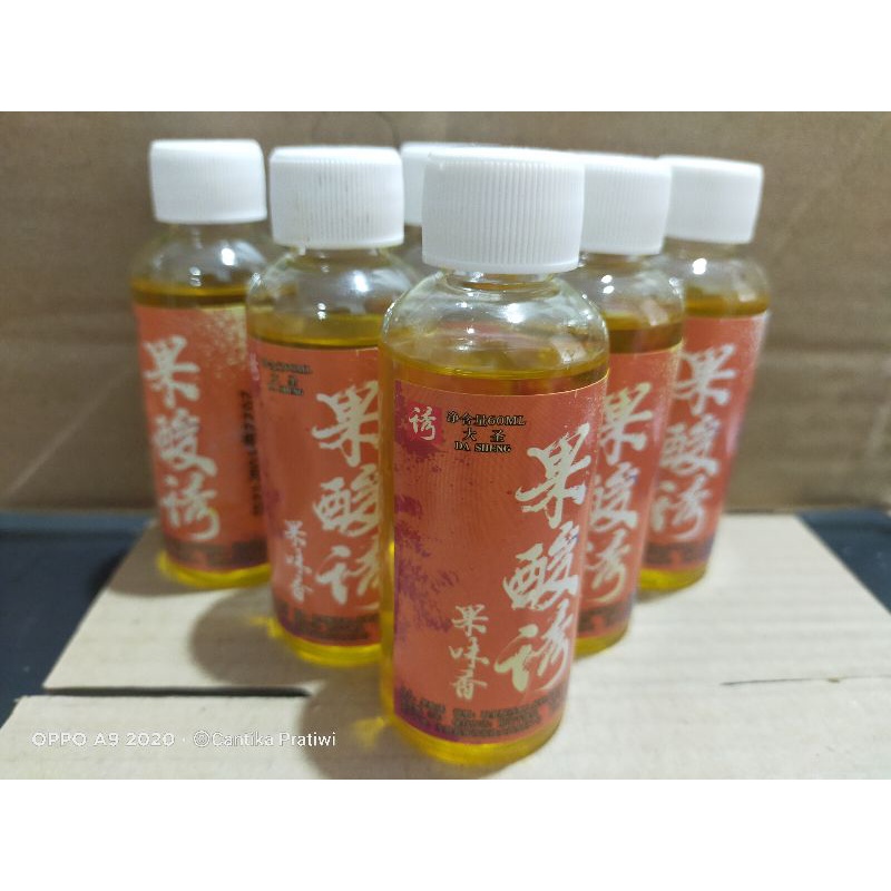 Essen Wangi Aroma Buah-buahan Waterbased Original China untuk ikan Mas, Nila, Bawal, Lele dll isi 60