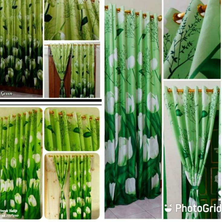 Top Promo NEW MOTIF GORDEN SMOKRING GORDEN JENDELA GORDEN PINTU MOTIF NEW BUNGA TULIP GREEN TULIP