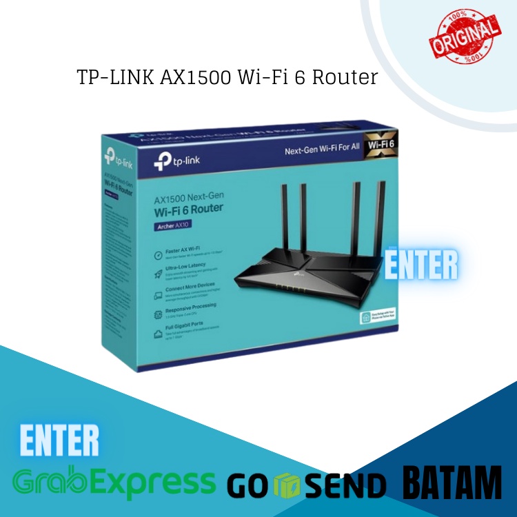 TP-LINK AX1500 Wi-Fi 6 Router