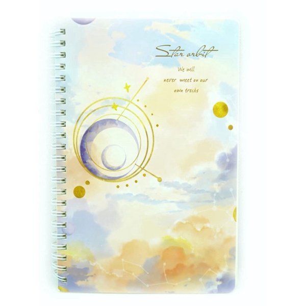 

PLANET LEMBAR Bergaris BOOK 60 - Diary NOTE RUMAUMA Diskon Dijual Tulis CATATAN Orange Buku