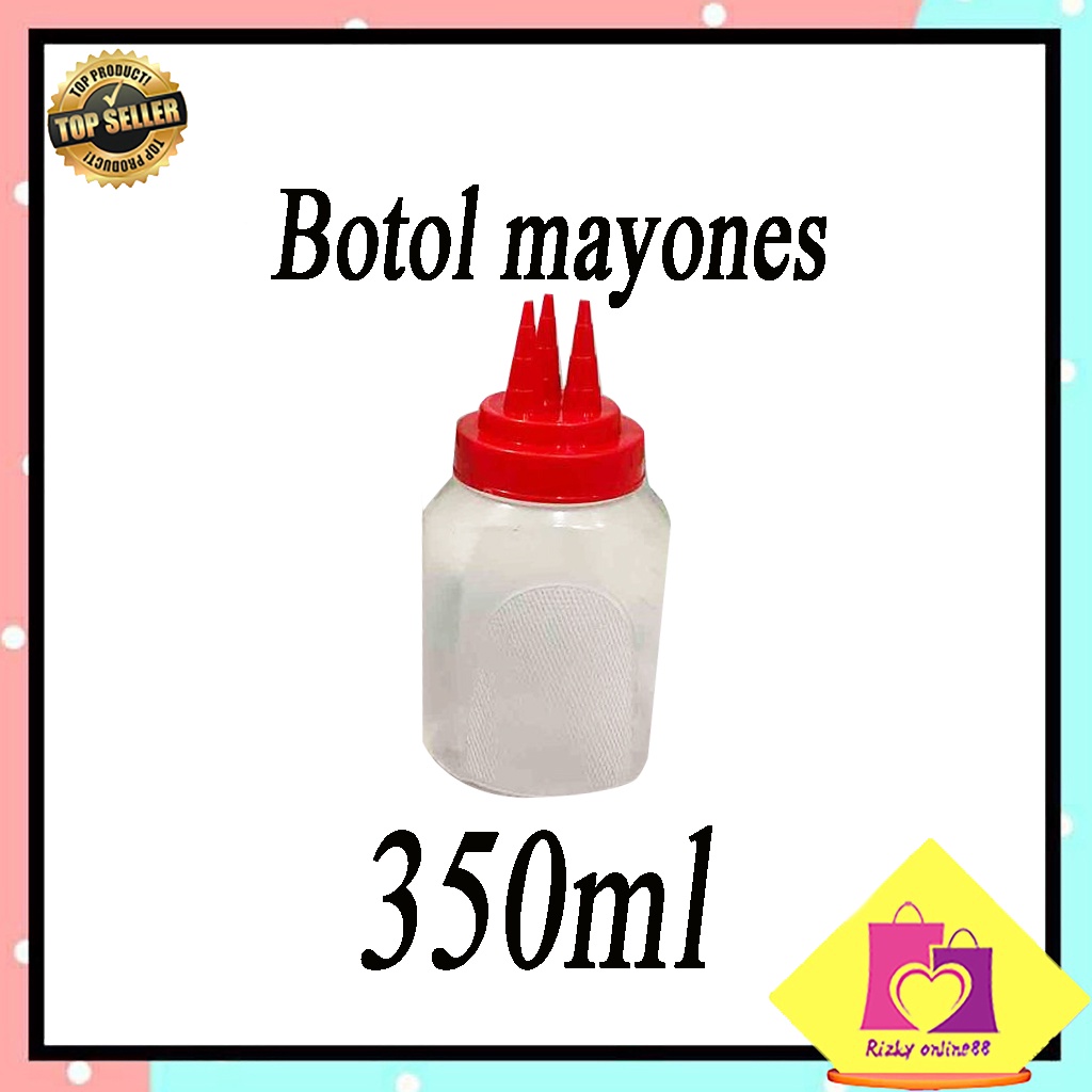 Rizkyonline88 Botol mayones mayonaise ukuran 350ml kepala 3 MAYO003-K3