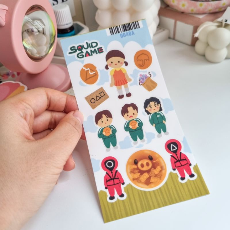 

Stiker Squid Game Korea Fanart Ilustrasi StickerParty 0048